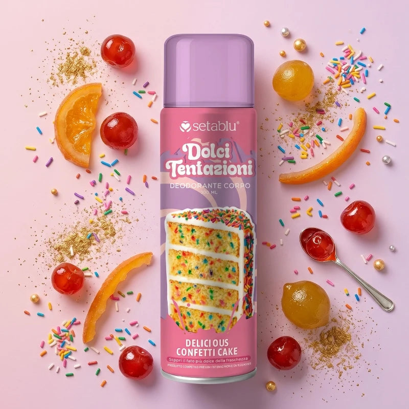 Körperdeo „Dolci Tentazioni“ – Köstlicher Konfettikuchen – 150ml