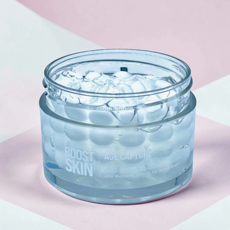 Boost Skin: Crema reestructurante con cápsulas de colágeno y péptidos blancos