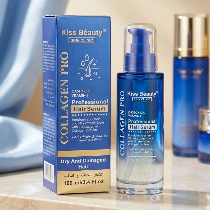 Clínica de Belleza Kiss Skin – Suero Capilar Profesional con Colágeno