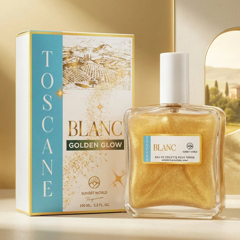 Eau de Toilette „TOSCANE BLANC GOLDEN GLOW“ – SUNSET WORLD (100 ml)