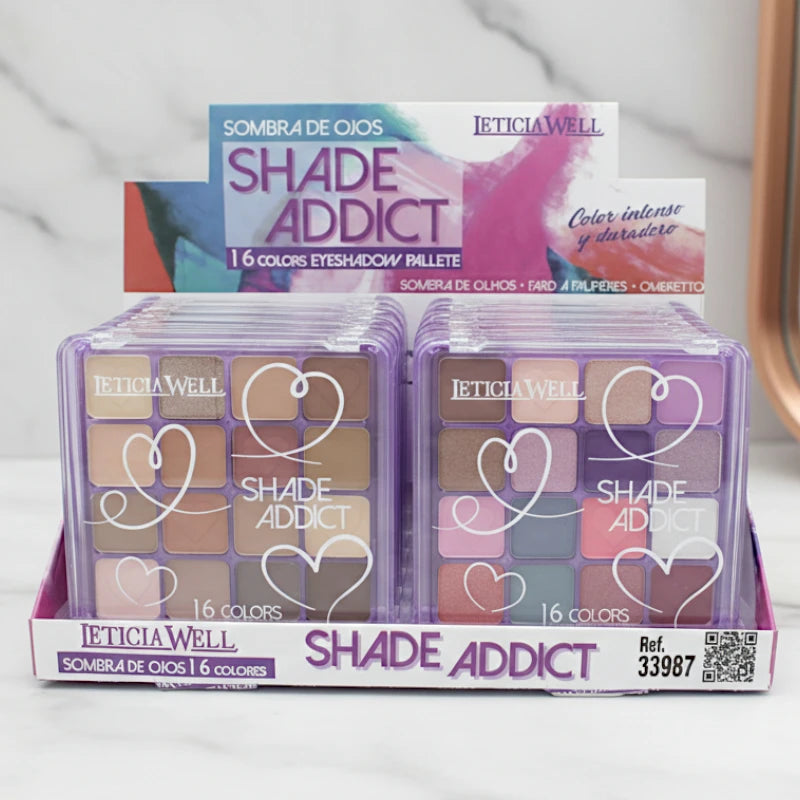 Paletas "Shade Addict", 16 colores – Leticia Well