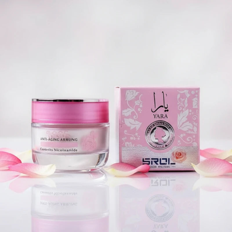 Crema iluminadora SHOW ROLAND con rosa y niacinamida | Tratamiento hidratante y antimanchas 50 g