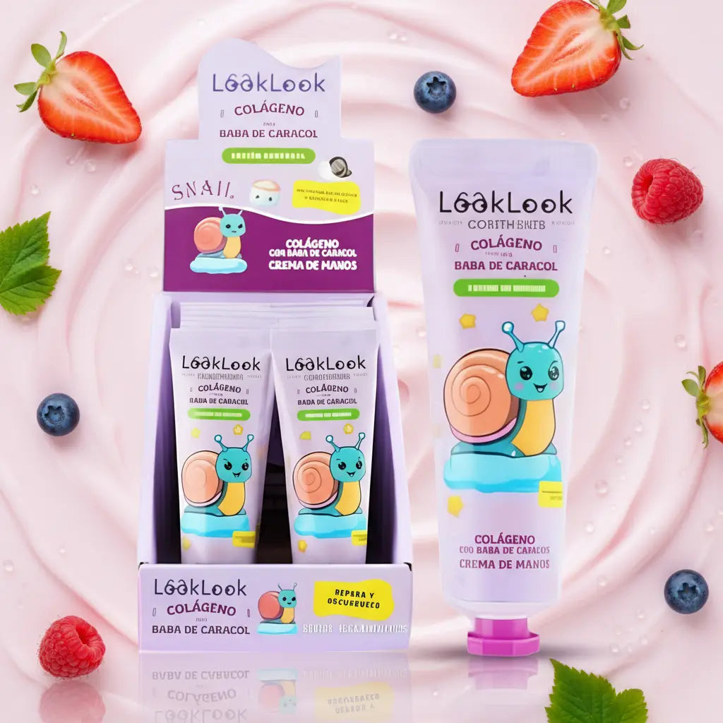 Handcreme mit Schneckenschleim und Kollagen