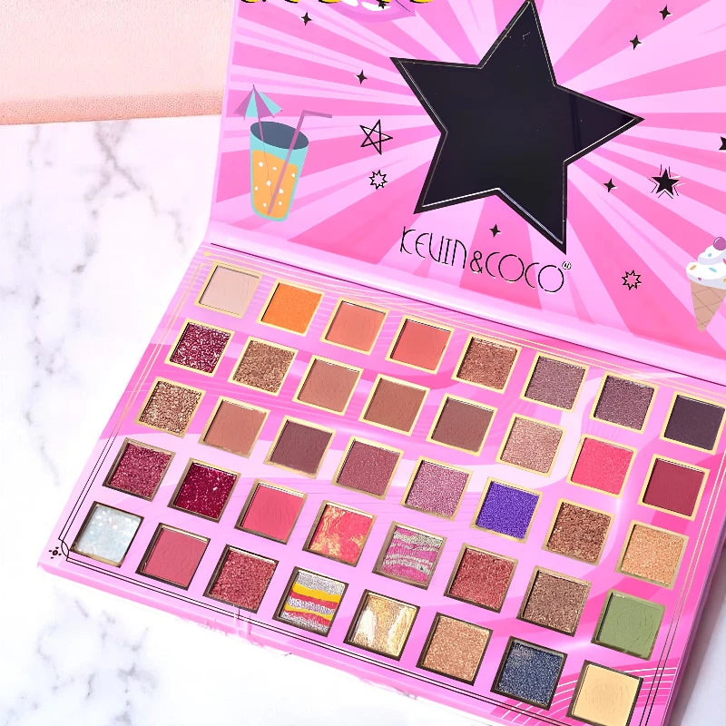 Paleta de sombras de 40 colores