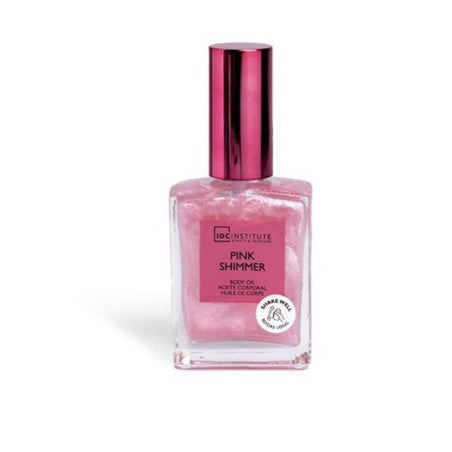 ACEITE CORPORAL CON DESTELLOS DE COLOR ROSA 45 ML