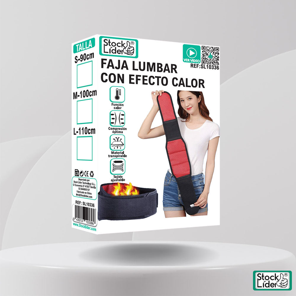 Faja lumbar con calor